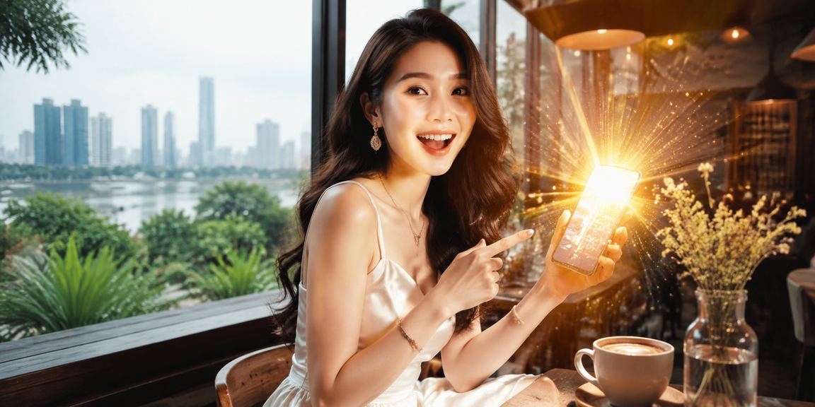 Người dùng TP. Hồ Chí Minh chơi game mới trên điện thoại tại quán cà phê